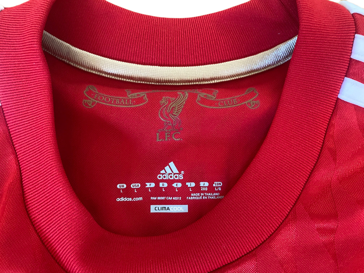 Liverpool 2010-2012 Hemmatröja Gerrard #8 L