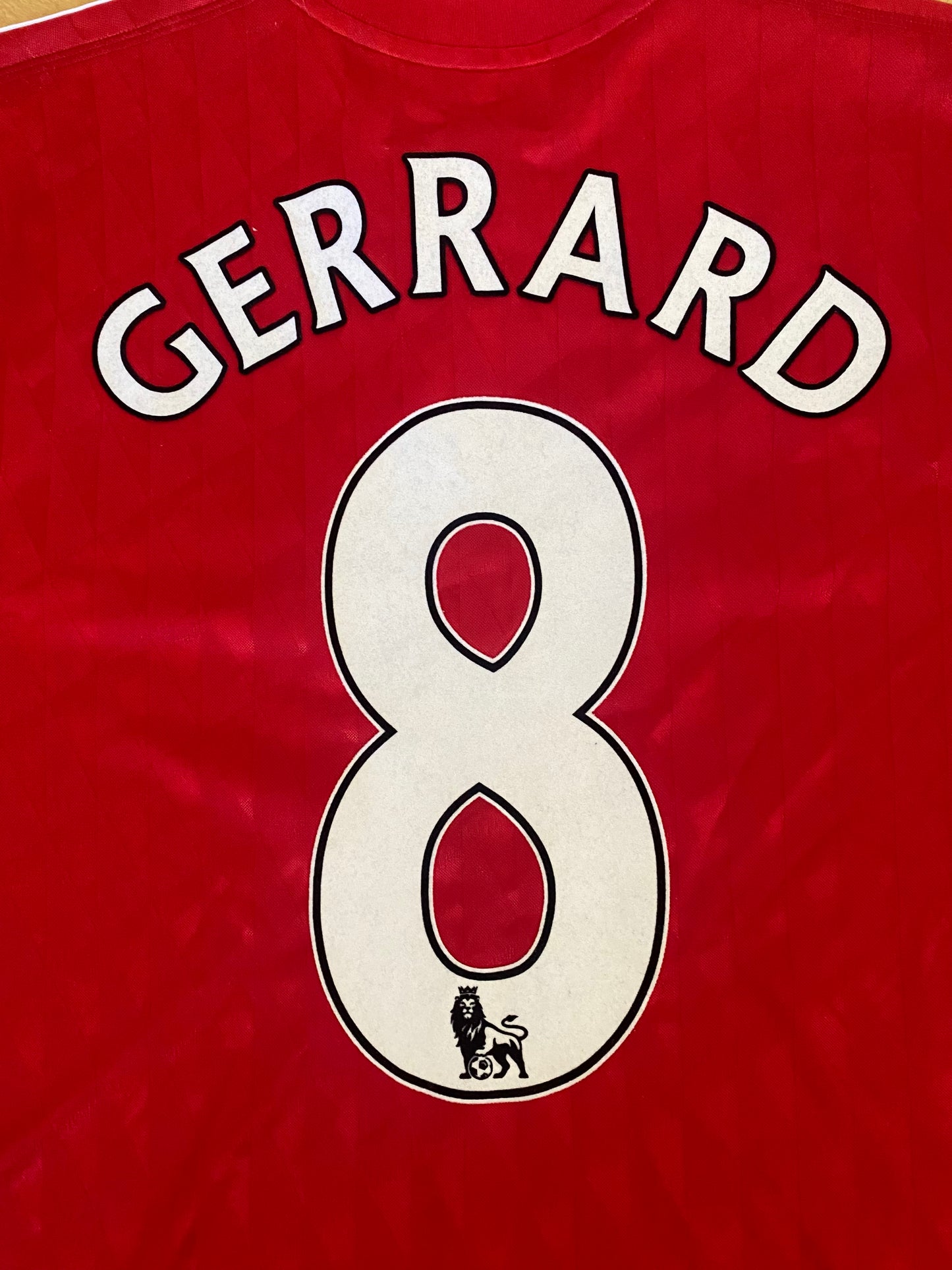 Liverpool 2010-2012 Hemmatröja Gerrard #8 L