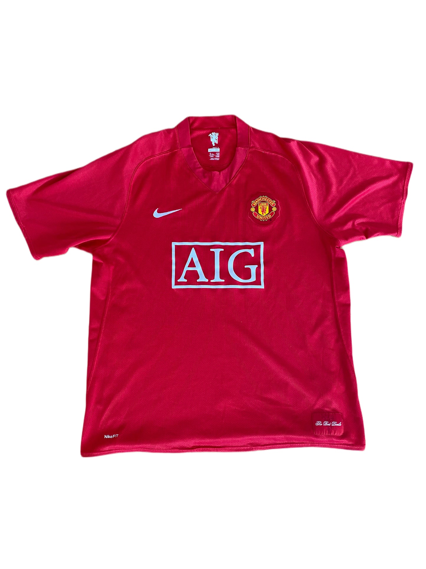 Manchester United 2007-2009 Hemmatröja XL