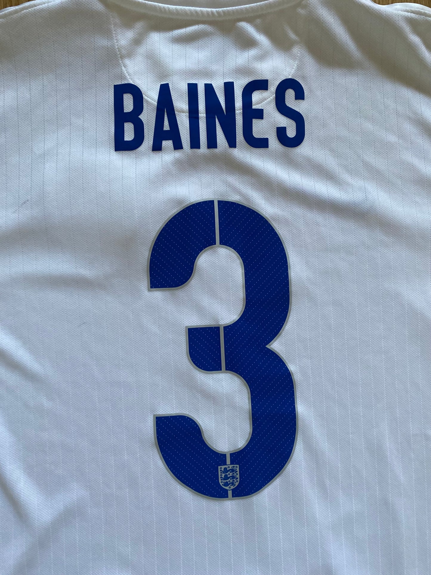 England VM 2014 Hemmatröja Baines #3 L