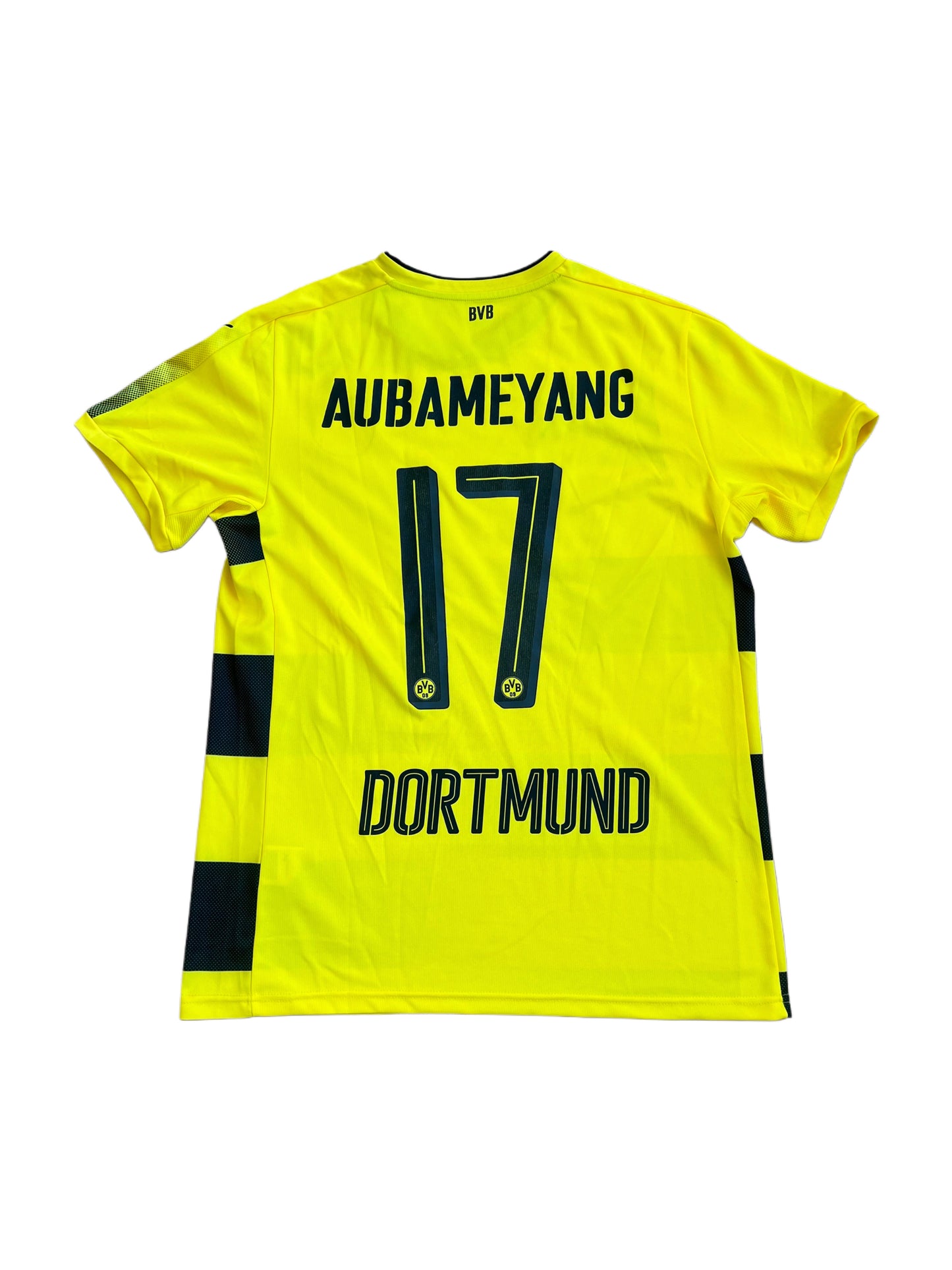 Borussia Dortmund 2017/2018 Hemmatröja Aubameyang #17 L