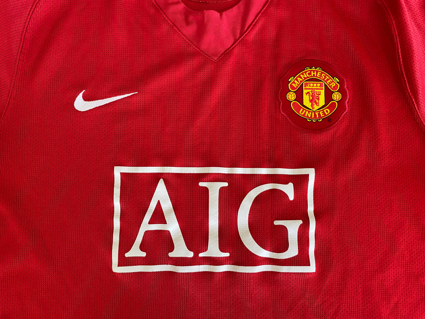 Manchester United 2007-2009 Hemmatröja XL