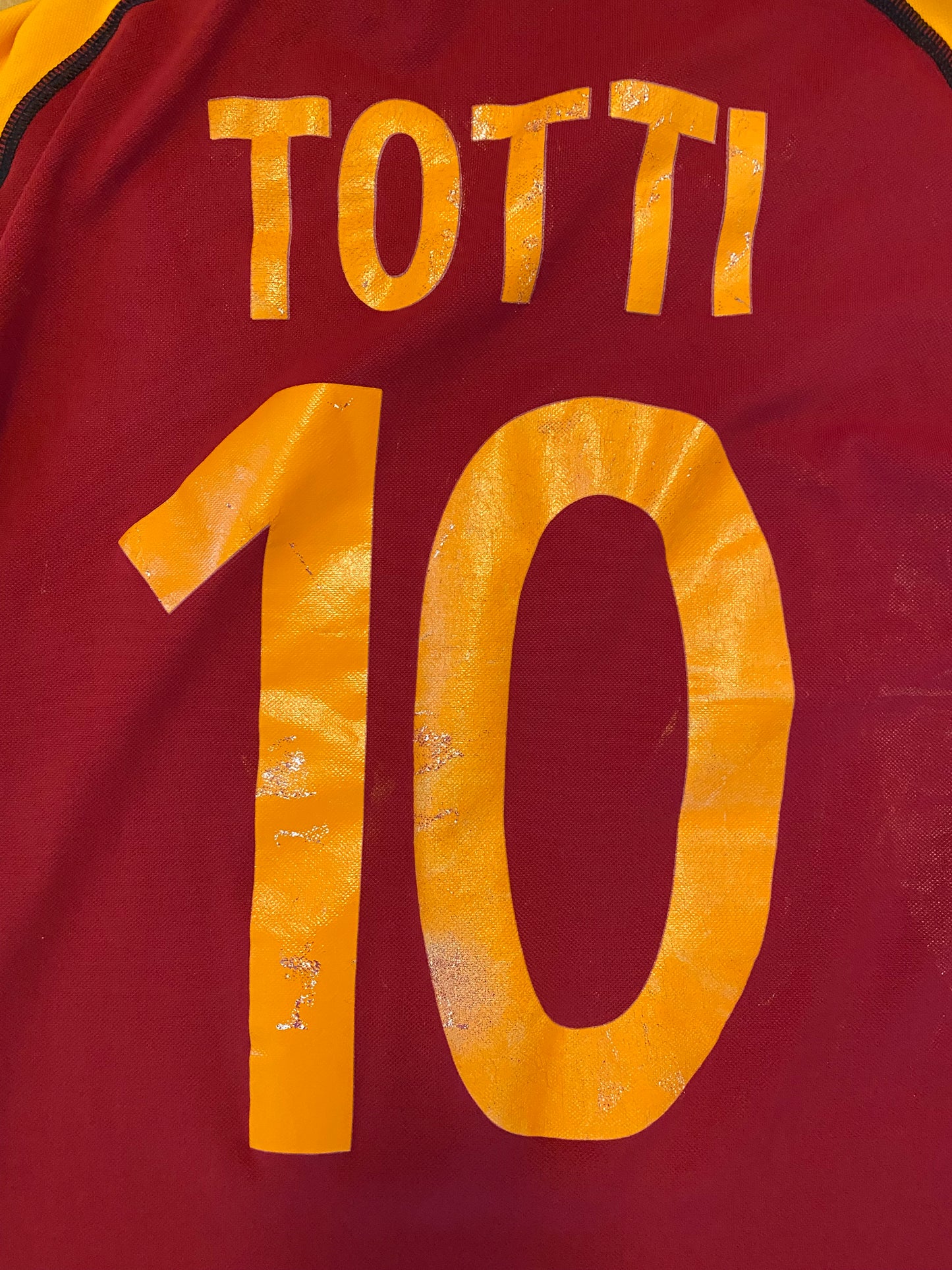 AS Roma 2002/2003 Europatröja Totti #10 XXL Slim fit