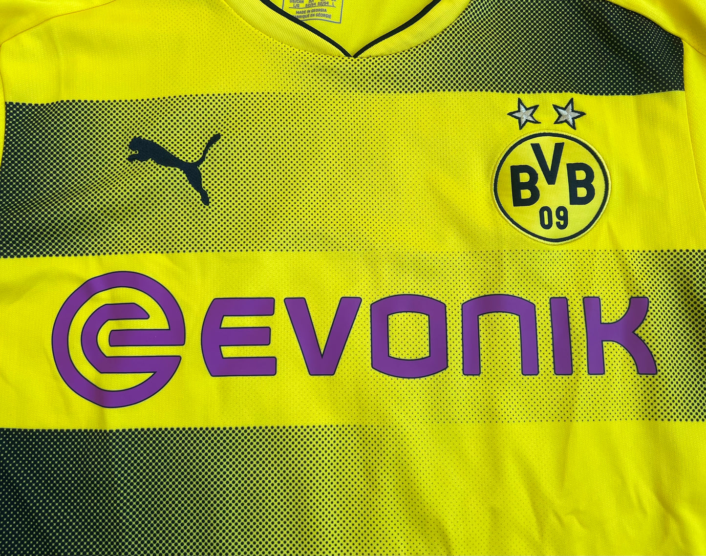 Borussia Dortmund 2017/2018 Hemmatröja Aubameyang #17 L