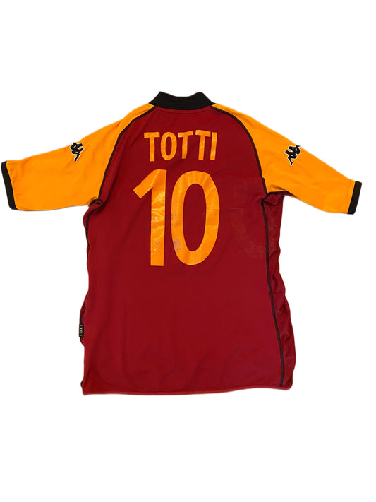 AS Roma 2002/2003 Europatröja Totti #10 XXL Slim fit