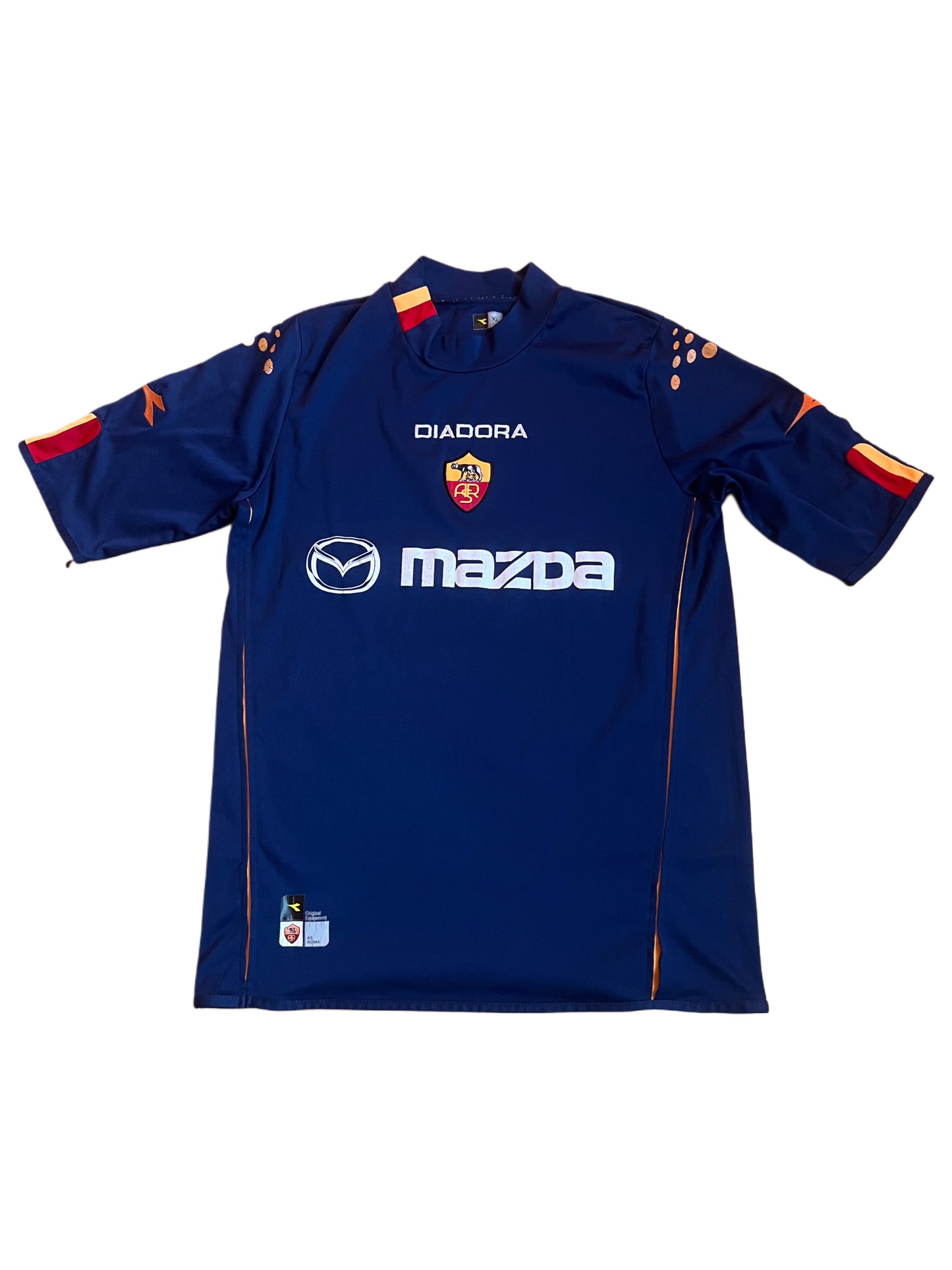 AS Roma 2003/2004 Fjärdetröja XL Slim fit
