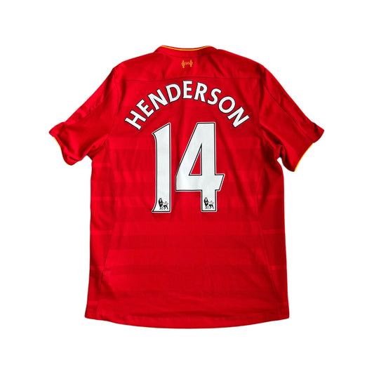 Liverpool 2016/2017 Hemmatröja Henderson #14 L